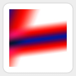 red blue white abstract texture artwork Sticker